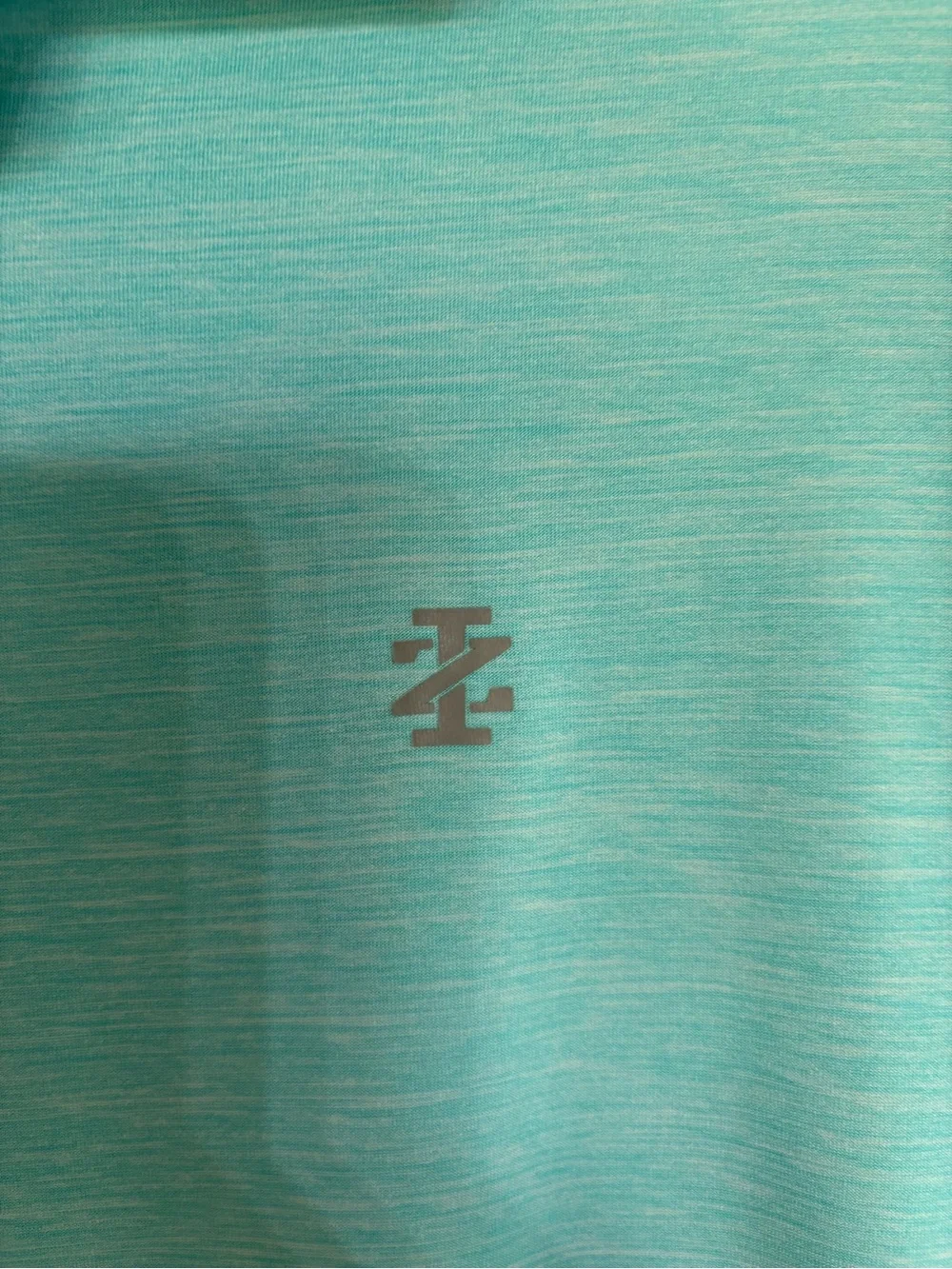 Izod Golf Men's Aqua Heather Polo